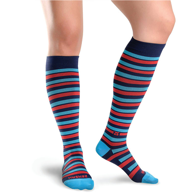 Even Stripes Compression Socks